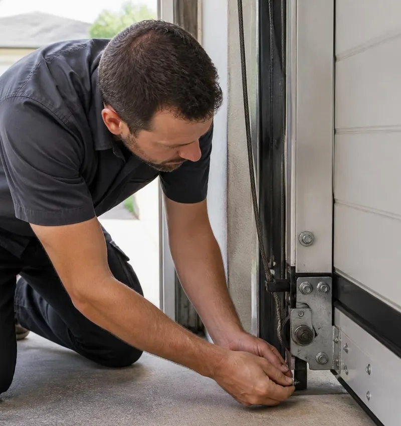 Off Track Door Repair in Palm Beach Gardens